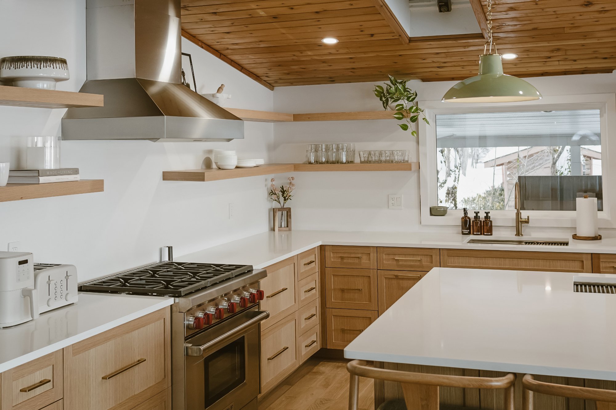 Chef's kitchen with Wolf range